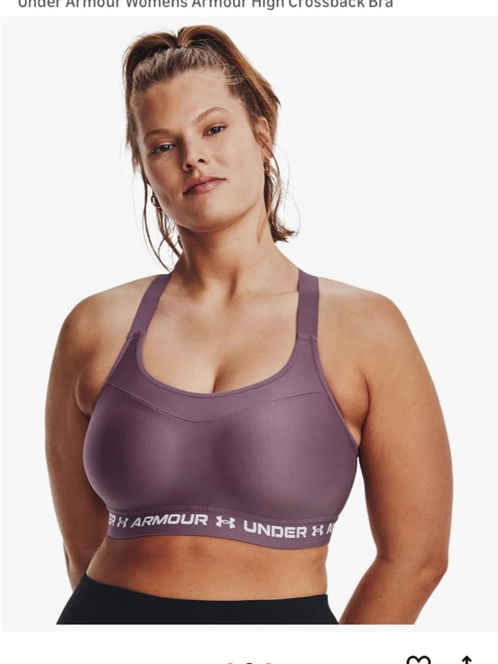 Under Armour Womens Armour High Crossback Bra